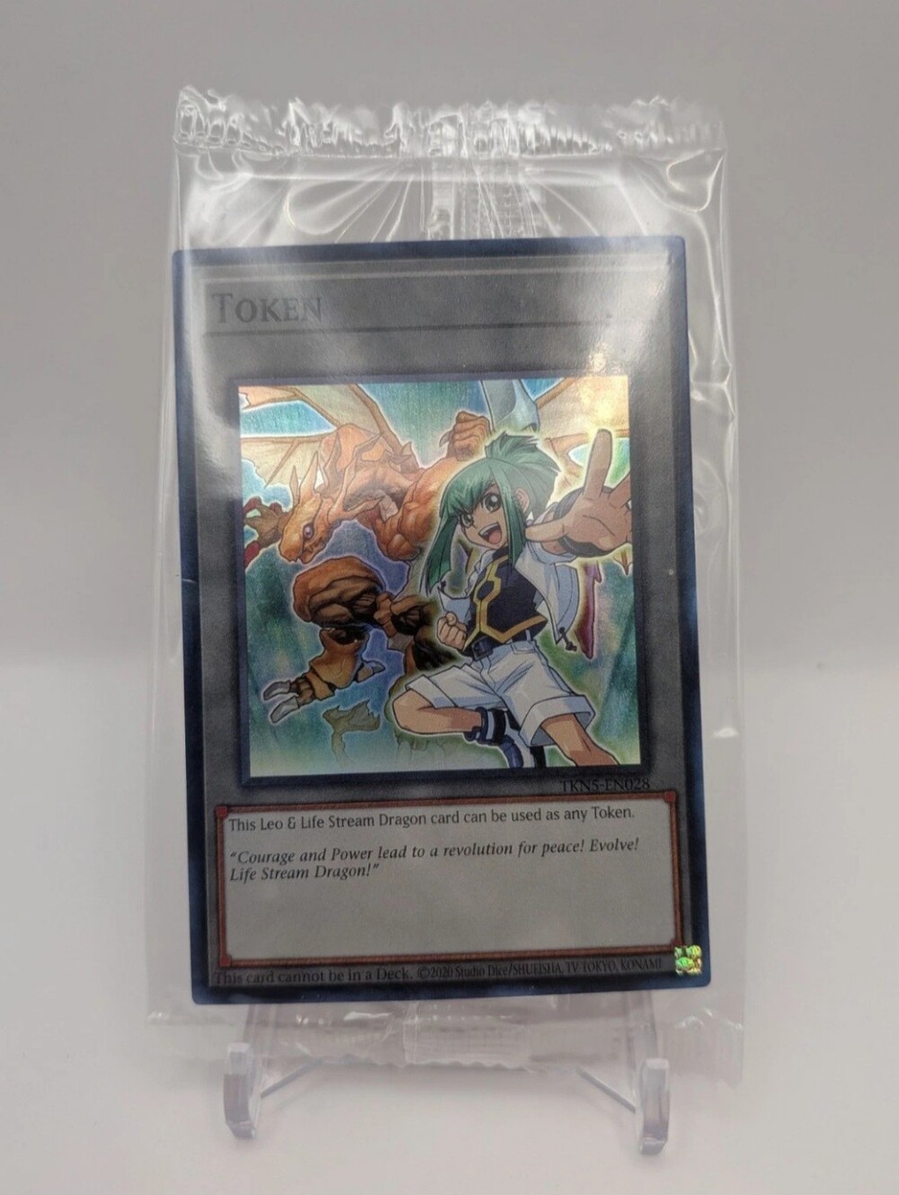 NEW - Holographic Token Card — Yugioh 5D Artwork